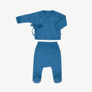 Conjunto Kimono + Pants 'close to the stars' dark blue