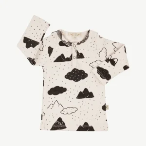 Polo henley 'amongst the clouds' white sand