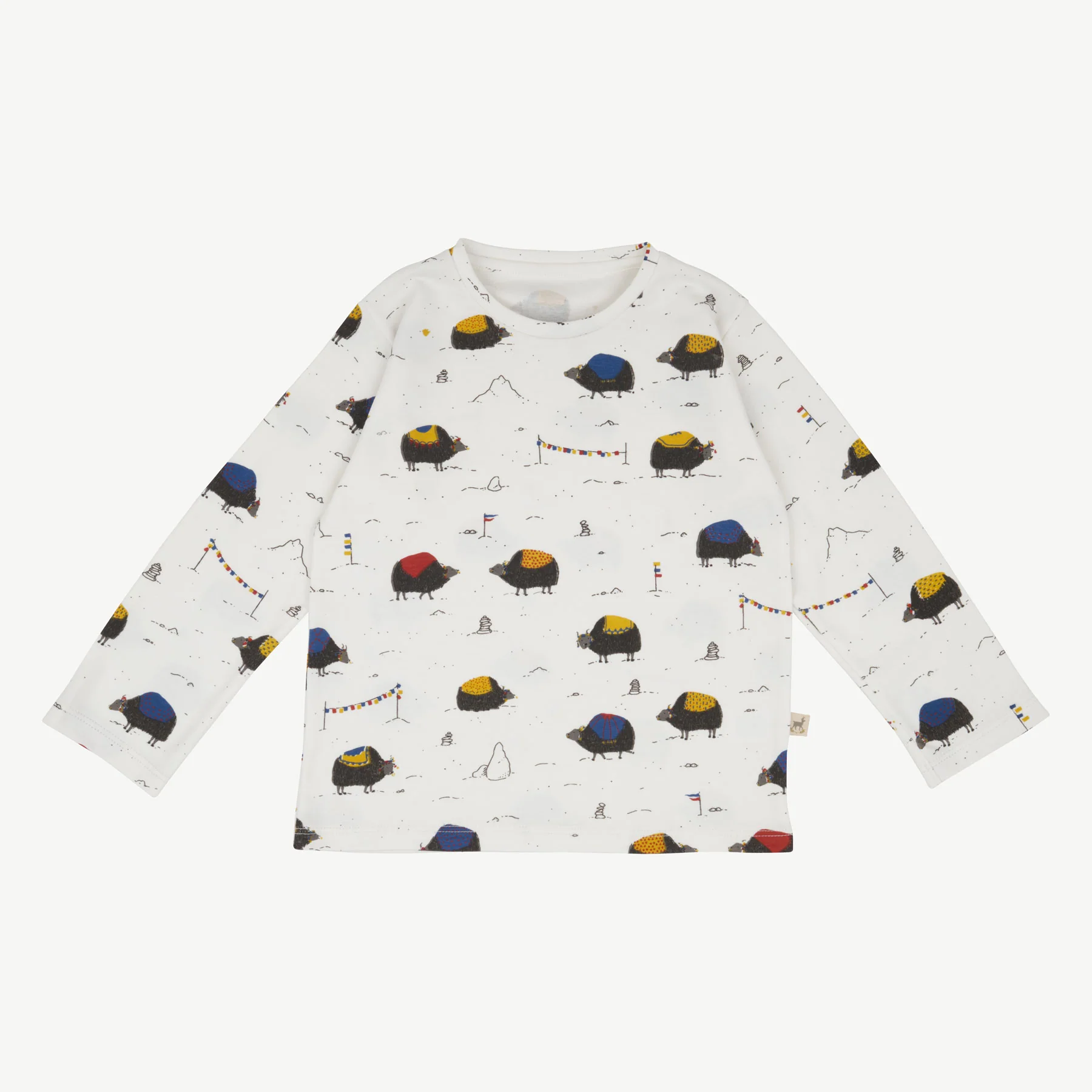 Polo 'yak's journey' ecowhite - Imagen 3