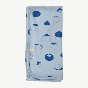 Manta ‘Fruitful Patience' (Frutos) Celestial Blue