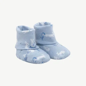 Botitas de Bebé ‘Moonlit Usagi’ (Conejos) Celestial Blue