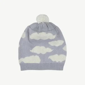 Gorrito Tejido de Bebé 'Nubes' Gray