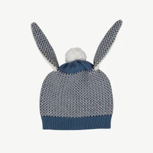 Gorrito de Conejo Tejido ‘Multi' Blue Mirage