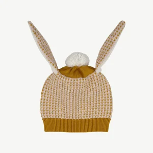 Gorrito de Conejo Tejido ‘Multi' Mustard