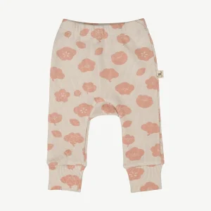 Leggins de Rib ‘Plums in Bloom' (Flores) White Sand