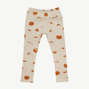 Leggins de Rib ‘Fruitful Patience' (Frutos) White Sand