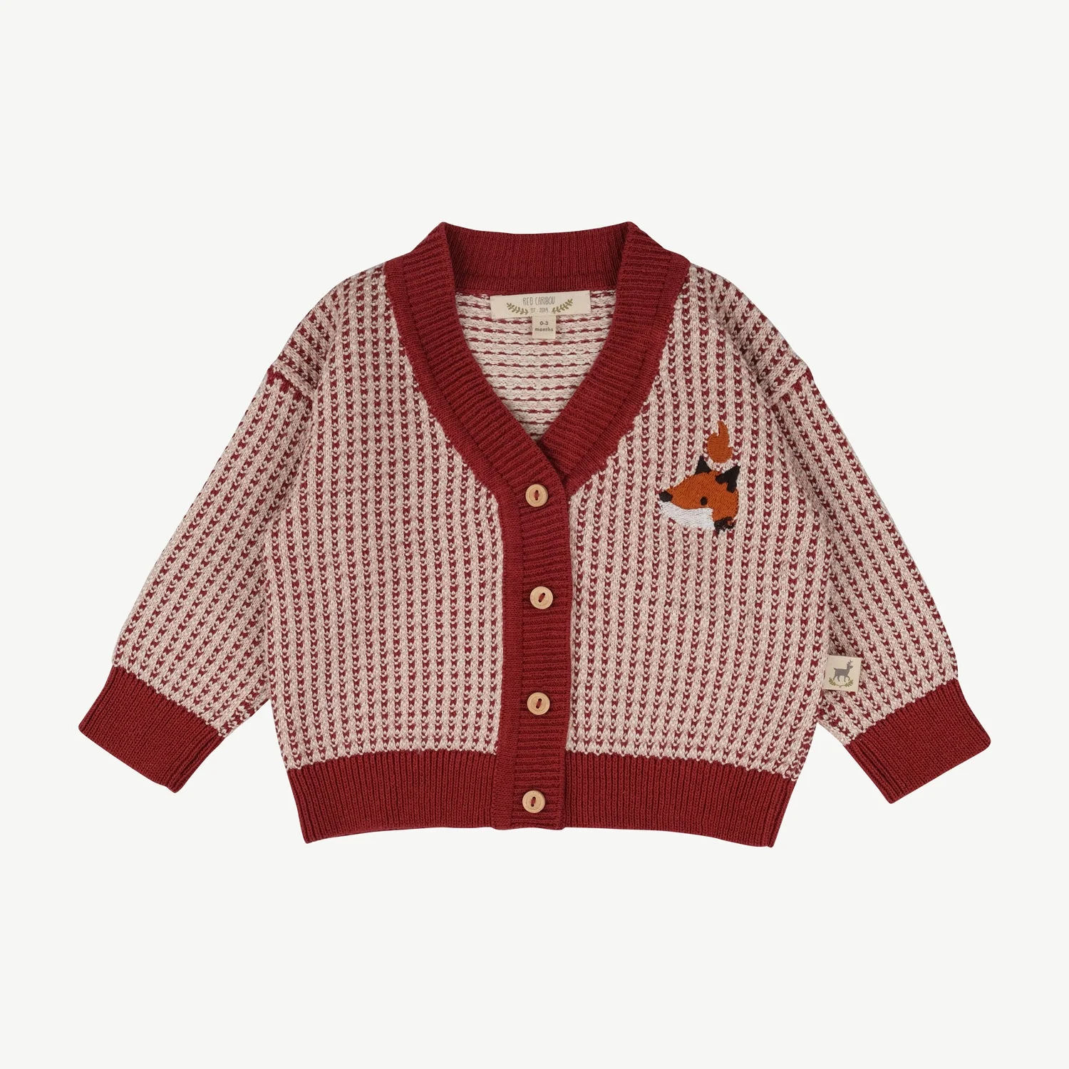 Cárdigan Tejido de Bebé ‘Multi' Tibetan Red