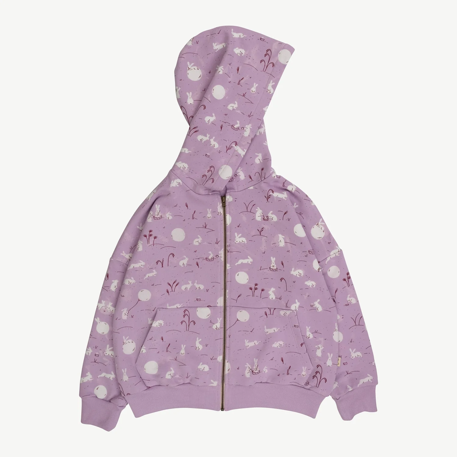 Polera con Capucha ‘Moonlit Usagi’ (Conejos) Lupine