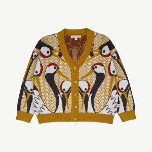 Cárdigan Tejido Grulla 'Tsuru'