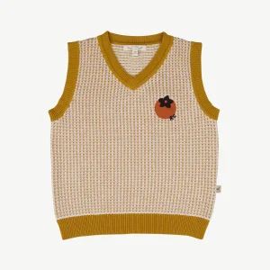 Chaleco Tejido ‘Multi' Mustard