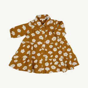 Vestido de Muselina ‘Plums in Bloom' (Flores) Curry