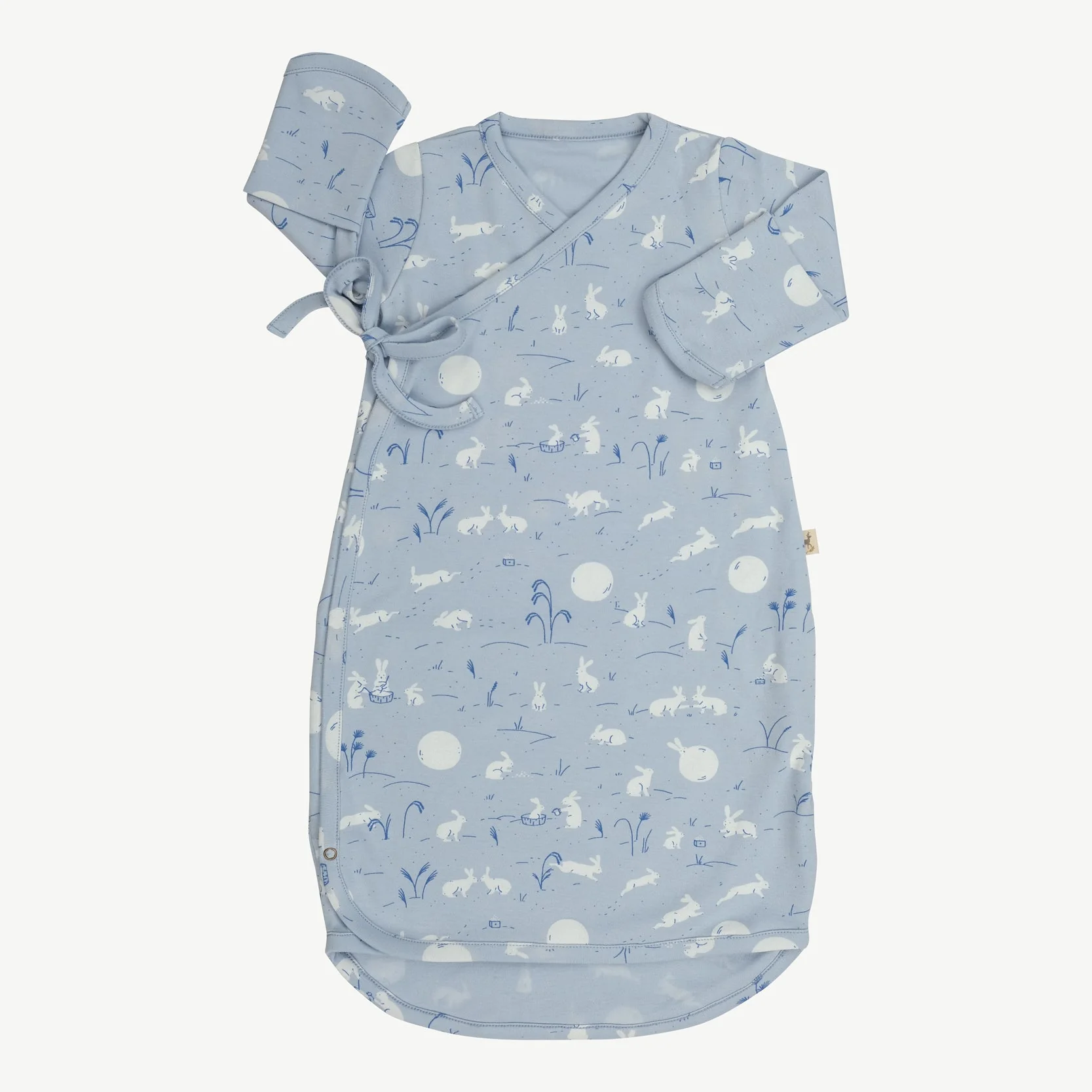 Saco de Dormir ‘Moonlit Usagi’ (Conejos) Celestial Blue