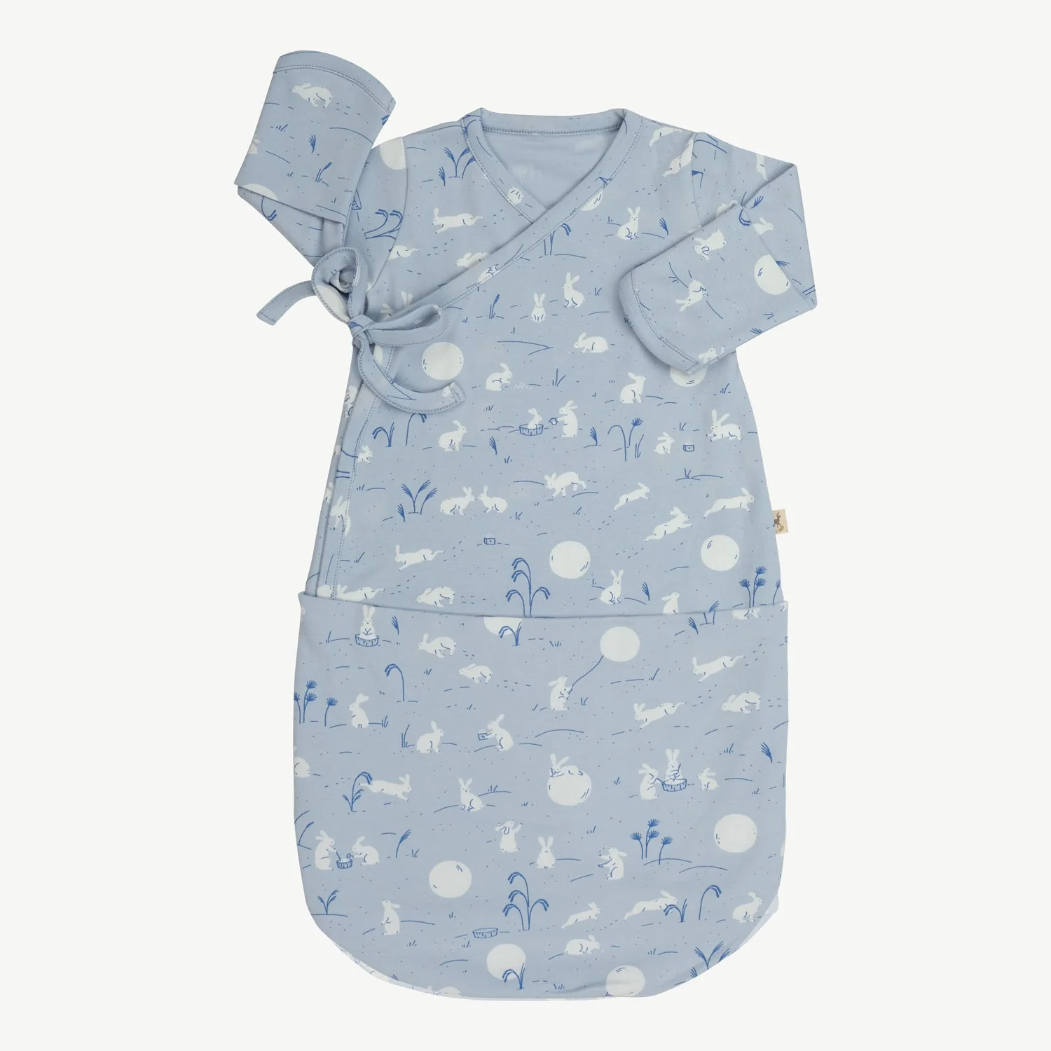 Saco de Dormir ‘Moonlit Usagi’ (Conejos) Celestial Blue - Imagen 3