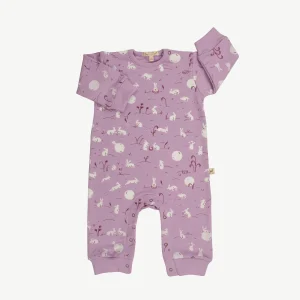 Enterizo de French Terry ‘Moonlit Usagi’ (Conejos) Lupine