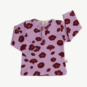Polo Henley de Rib ‘Plums in Bloom' (Flores) Lupine