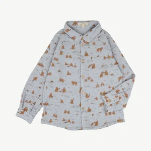 Camisa ‘Monkey Snow Day' (Monos) Light Gray