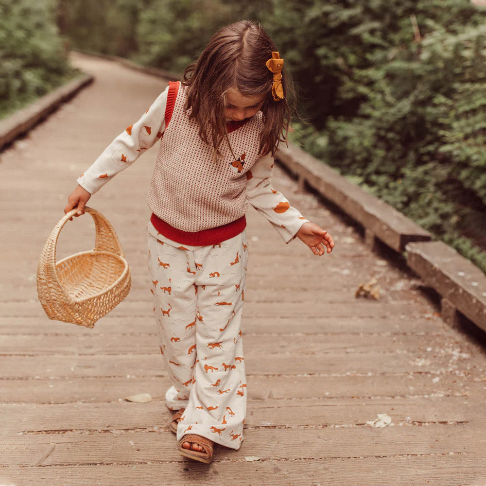 Pantalón ‘Mountain Kitsune’ (Zorros) White Sand - Imagen 3