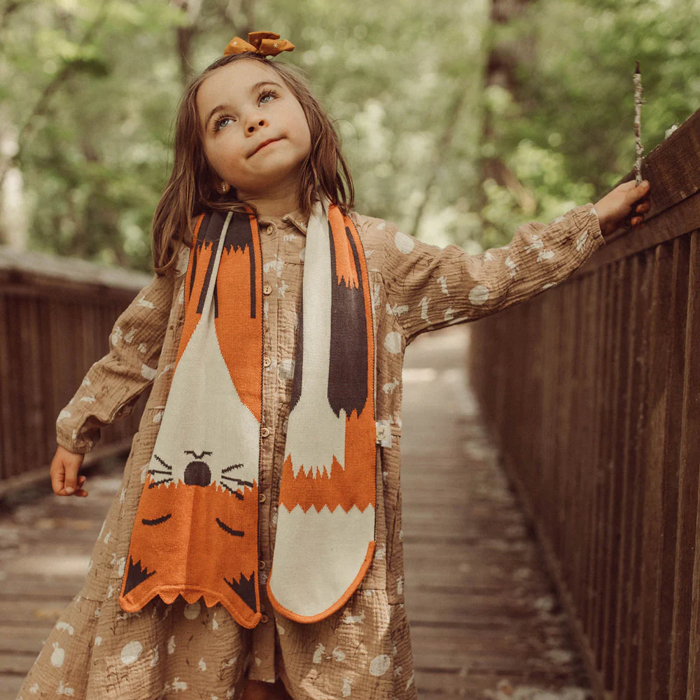 Bufanda Tejida Zorro ‘Kitsune’ - Imagen 4