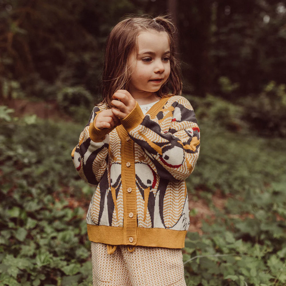 Cárdigan Tejido Grulla 'Tsuru' - Imagen 3