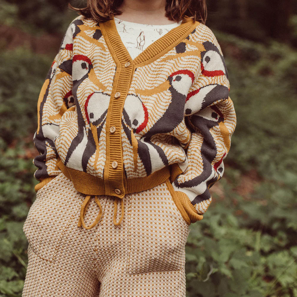 Cárdigan Tejido Grulla 'Tsuru' - Imagen 5