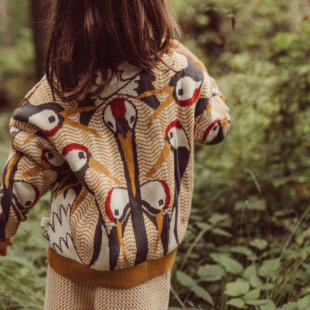 Cárdigan Tejido Grulla 'Tsuru' - Imagen 6