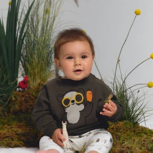 Polera - Bear face - Beluga