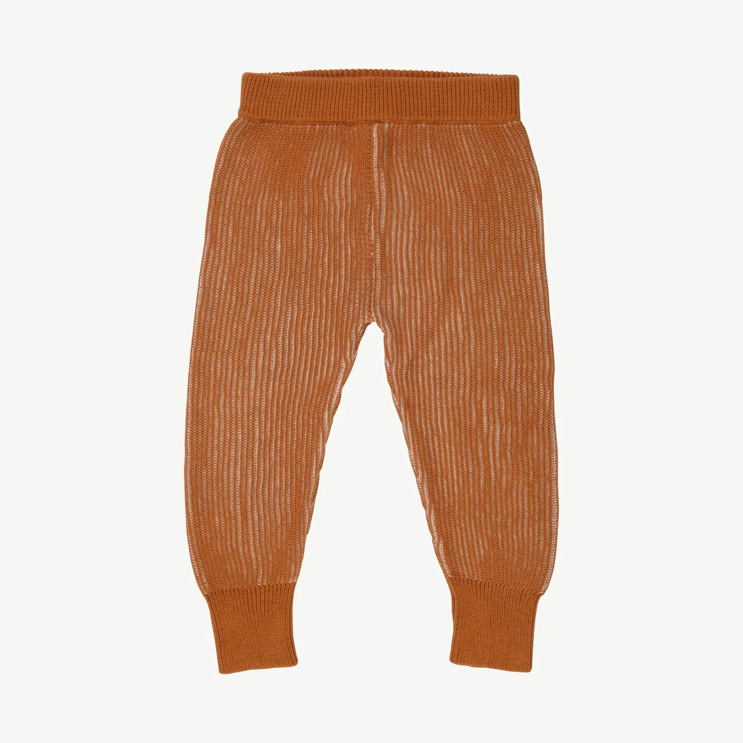 Pantalón Tejido - Rib - Two-Tone Cashew