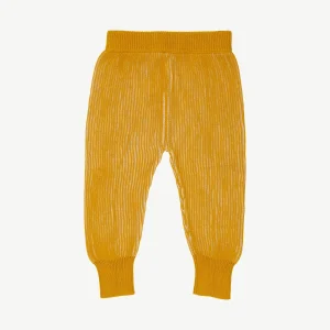 Pantalón Tejido - Rib - Two-Tone Mustard