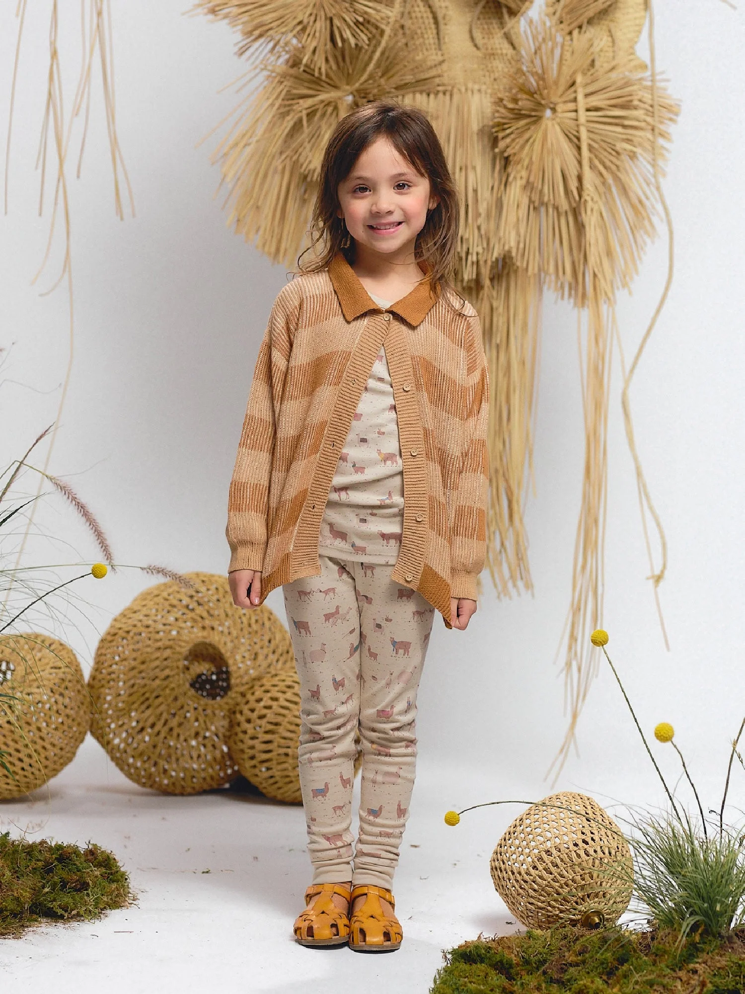 Set: Polo + Leggings - Alpaca Treasures - Peyote - Imagen 3