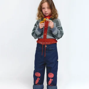 Cárdigan Tejido con Cuello - Color Block - Green-Multi