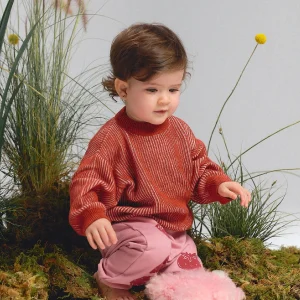 Suéter Tejido - Rib - Two-Tone Ketchup