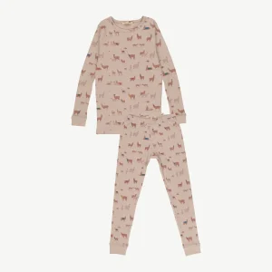 Set: Polo + Leggings - Alpaca Treasures - Peyote