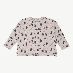 Polo Oversized - Bear Land - Lunar Rock
