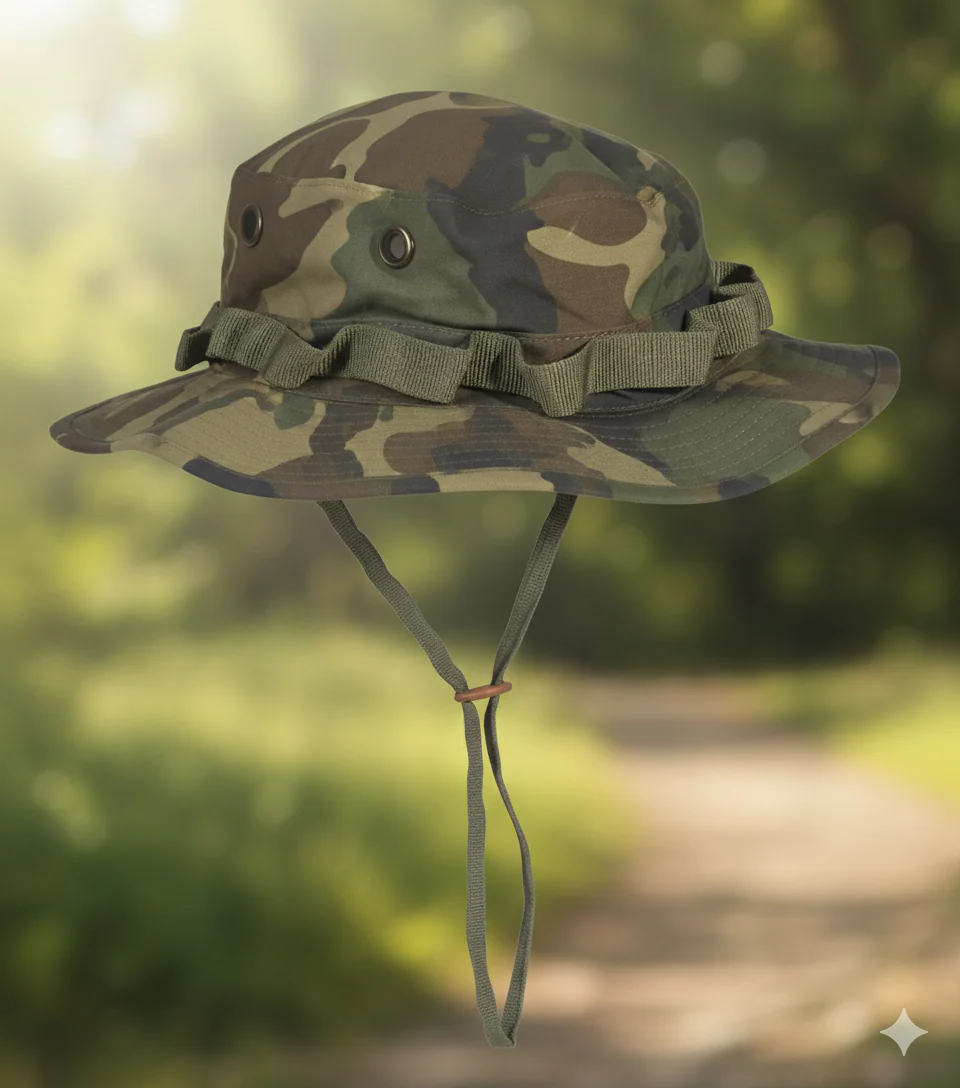 Chambergo militar Boonie Hat Ripstop 100% algodón – Sombrero táctico ajustable y resistente disponible en varios colores - Imagen 3