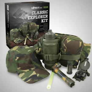 Kit de Explorador Infantil Kombat UK – DPM Woodland | Set Aventura Militar para Niños