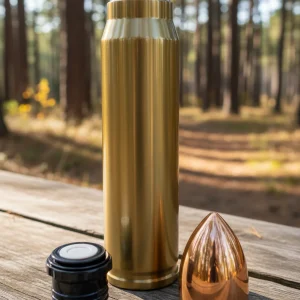 Termo Bala 1000ml – Botella Térmica de Acero Inoxidable Estilo Militar