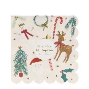 Iconos Festivos de Navidad - servilletas L