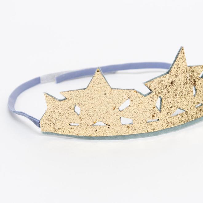 Disfraz - Capa de tul y estrellas con corona y varita - Imagen 7