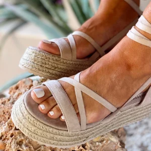 SANDALIAS LAZOS CRUDO