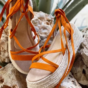 SANDALIAS LAZOS TERRACOTA
