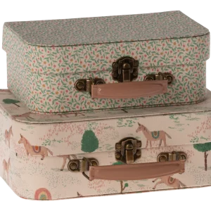 Maletas tela unicornios - juego de 2