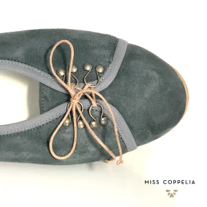 Bailarinas Judy - Ante gris marengo
