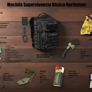 Mochila de Supervivencia Básica Northvivor