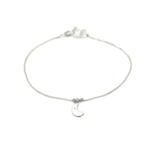 Pulseras Dije Luna Con Cadena