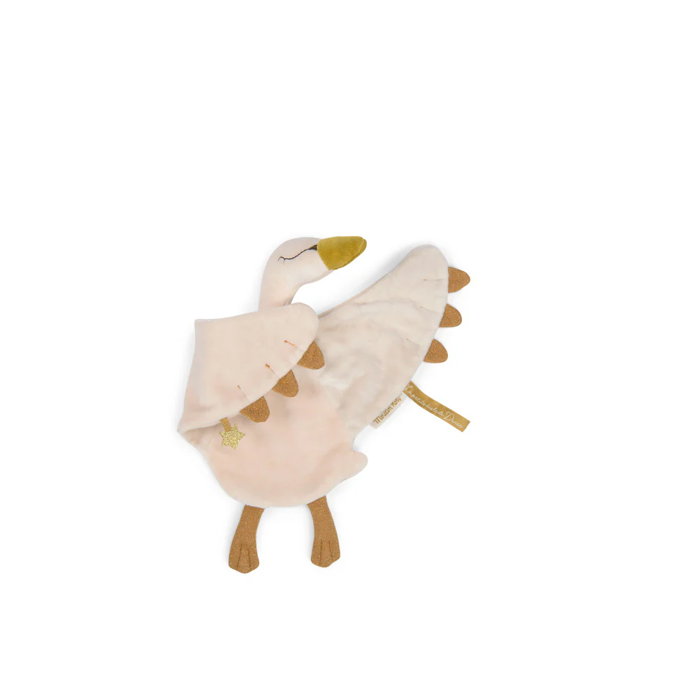 Doudou sujeta chupetes - cisne - Imagen 4