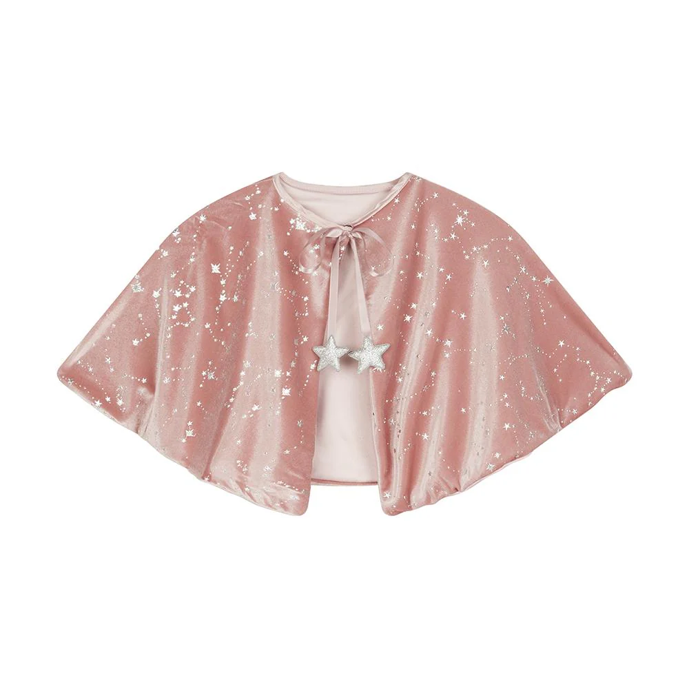 Capa de terciopelo - rosa empolvado