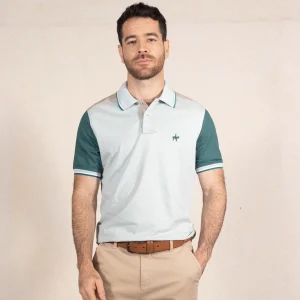 Polo Bloques Color Verde Grisoso Ref. 129041225