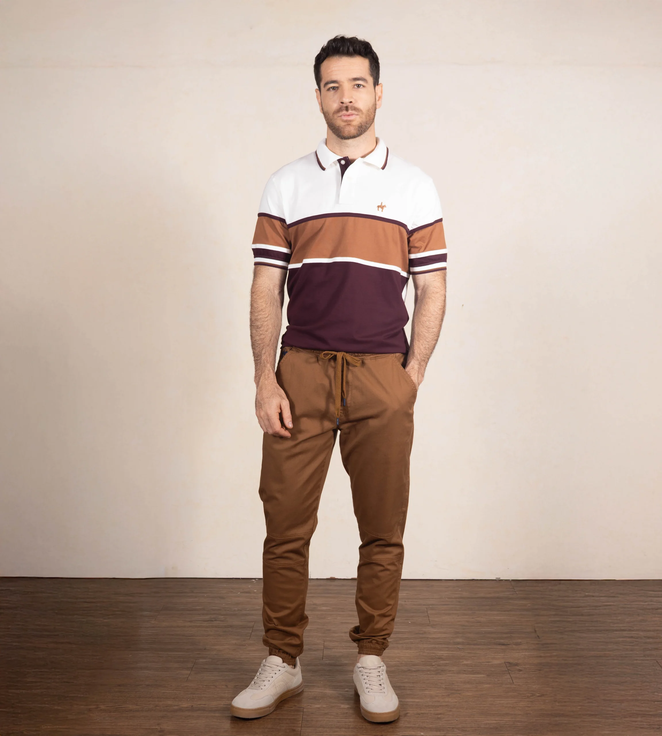 Polo Bloques Color Crema Ref. 129081225 - Imagen 4