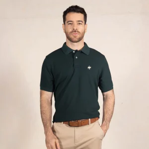 Polo Fondo Entero Color Verde Petróleo Ref. 101051225