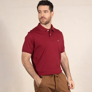 Polo Fondo Entero Color Rojo Vino Ref. 101050226